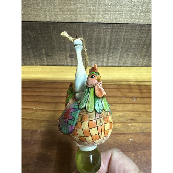 FRENCH HEN Jim Shore Heartwood Creek 12 Days of Christmas Ornament - Picture 3 of 3